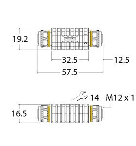 执行器/传感器电缆附件 AD-FKM4.5-FKM4.5图片