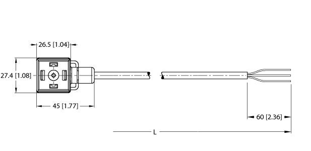 A型阀式接插件 VAS22-A80E-5/TEL1500图片