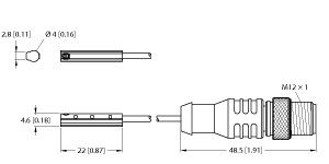 磁感应传感器 BIM-UNC-AP6X-0.3-RS4图片