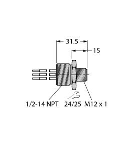 现场总线系统的附件 FSV48-0.3M/14.5/C1117图片