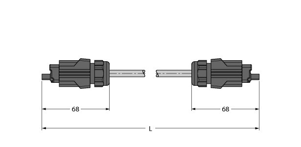 电源线，PUR AIDA-GP-AIDA-GP-52-0.3M图片