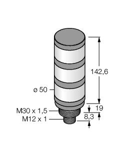 LED指示灯 ILGYR-K50-5X3图片