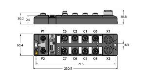 IP67 中的紧凑型 PLC TBEN-L4-PLC-11图片