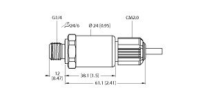 压力变送器 PT25R-2004-I2-CM2.0/O图片