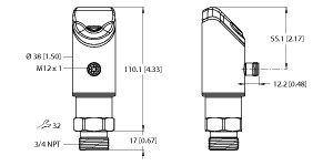 超声波传感器 LUS211-40-34-LI2UPN8-H1141图片