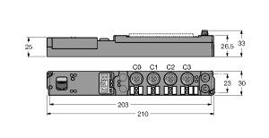 用于Modbus TCP的piconet耦合模块 SENL-0404D-0004图片