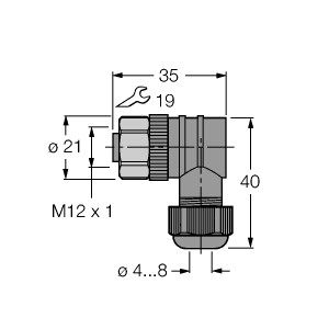用于传感器和执行器的附件 BKV8240-0/9图片