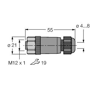 用于传感器和执行器的附件 BKV8140-0/9图片