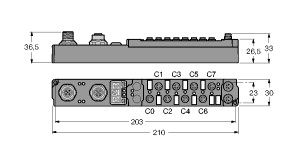 用于PROFIBUS-DP的piconet独立模块 SDPB-0008D-1004图片