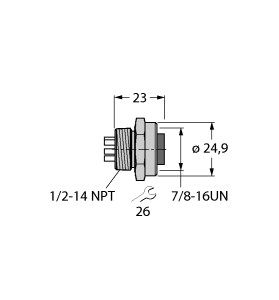 现场总线系统的附件 RKFV 48图片