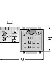 SUB-D接插件 FW-D9TLEDKU9PG-W-FC-ME-SH-8.5图片