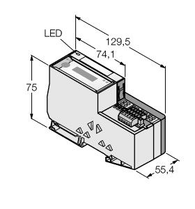 通过DeviceNet™ 的IP20进行简单I/O通讯的经济型套装 TI-BL20-E-DN-S-2图片