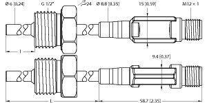 温度检测 TTM150C-206A-G1/2-LI6-H1140-L250-50/150C图片