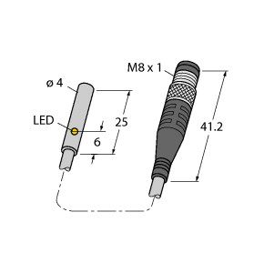 电感式传感器 BI1U-EH04-AP6X-0.3-PSG3M图片