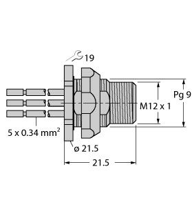 现场总线系统附件 FSFDW4.54-0.5图片