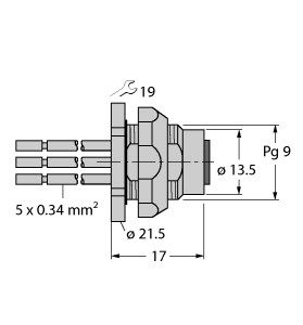 现场总线系统附件 FKFDW4.54-0.5图片