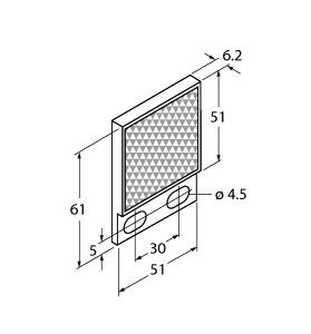 反射板 T-BRT-51X51BM图片