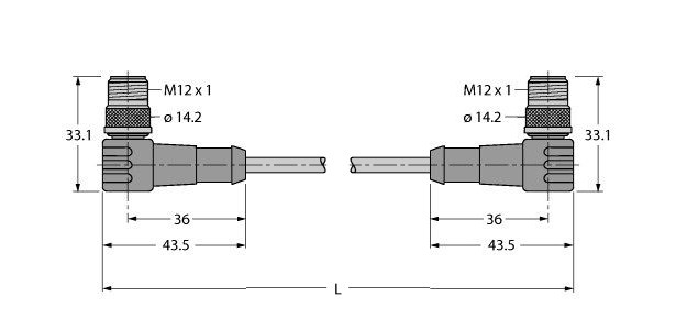 CAN总线电缆（DeviceNet、CANopen） WSC-WSC5701-2M图片
