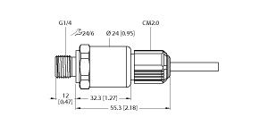 压力变送器 PT1R-1004-I2-CM2.0/O图片