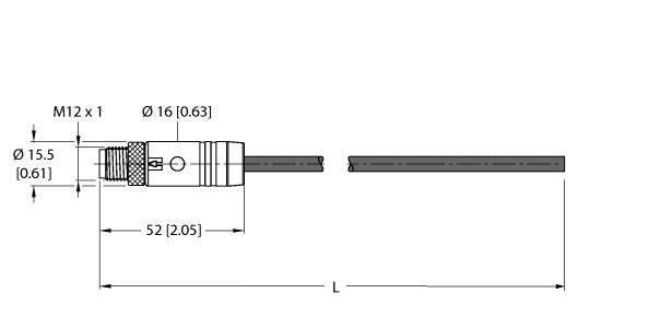 M12电源线 RSP56PLB-1/TXG图片