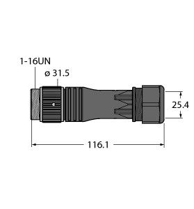 1”圆型接插件 BS7181-0/21图片
