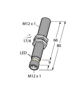 电感式传感器 BI4U-EM12WD-VP6X-H1141 L80图片