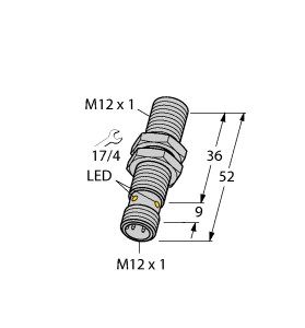 电感式传感器 BI4-M12-VP6X-H1141图片