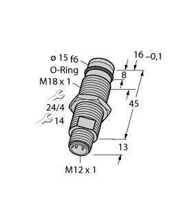 电感式传感器 BID2-G180-AP6-H1141/S212图片