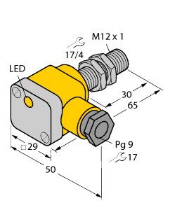 电感式传感器 BI2-EG12SK-Y1X图片
