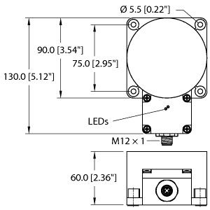 电感式传感器 NI100U-K90SR-VN4X2-H1141图片
