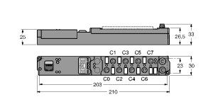 用于Modbus TCP的piconet耦合模块 SENL-0404D-0003/Y图片