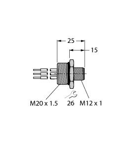 现场总线系统的附件 FSV 48-0.3M/M20/C1117图片