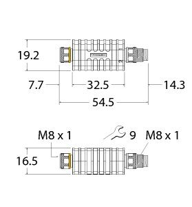 执行器/传感器电缆附件 AD-MFK4-MFS4图片