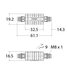 执行器/传感器电缆附件 AD-MFS3-MFS3图片