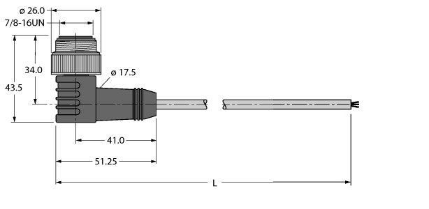 电源线缆 WSM 30-10M图片