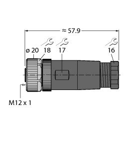 用于传感器和执行器的附件 B81121-0/PG9图片