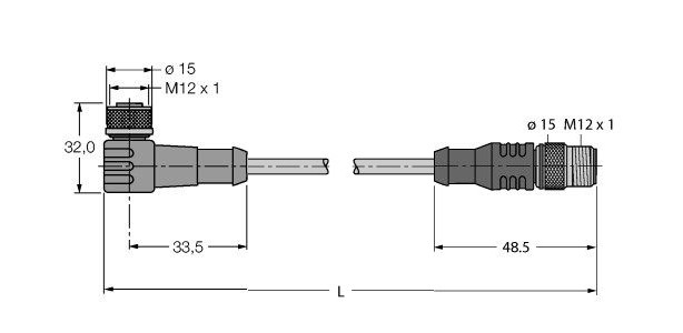 BLident线缆 标准型 WK4.5T-50-RS4.5T/S2500图片