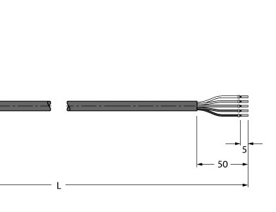 执行器和传感器线，PP-EPDM RKCV4.5T-P7X3-10/TFW图片
