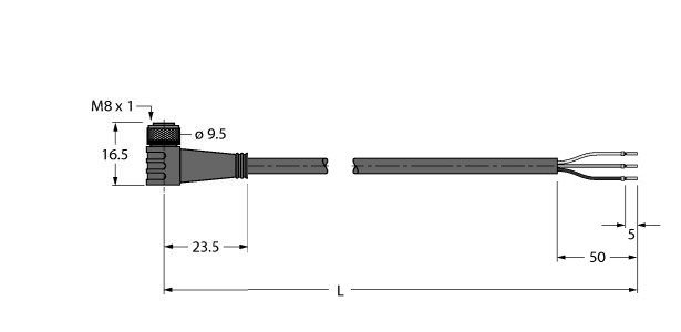 耐高温执行器和传感器电缆 HT-SWKP3-5/S2430图片
