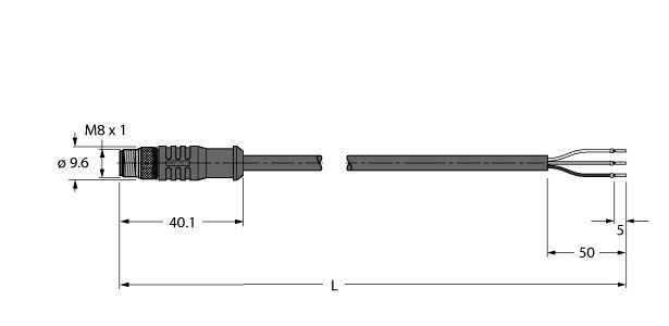 耐高温执行器和传感器电缆 HT-SSP3-5/S2430图片