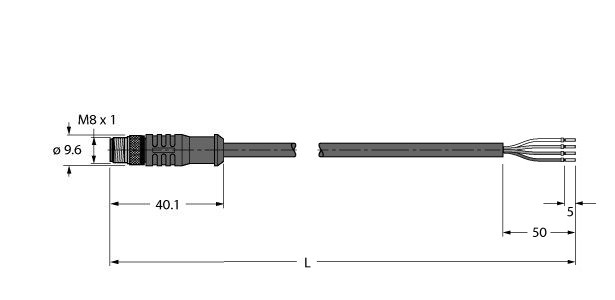 耐高温执行器和传感器电缆 HT-SSP4-5/S2430图片