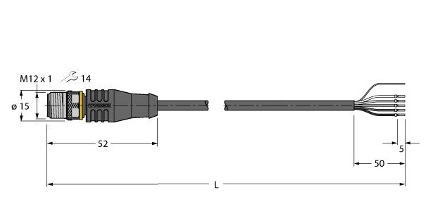 执行器/传感器电缆，PUR RSS4.5T-10/TXL图片