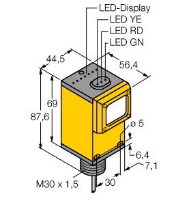 光电传感器 DO3M-Q45-ANP6X2图片
