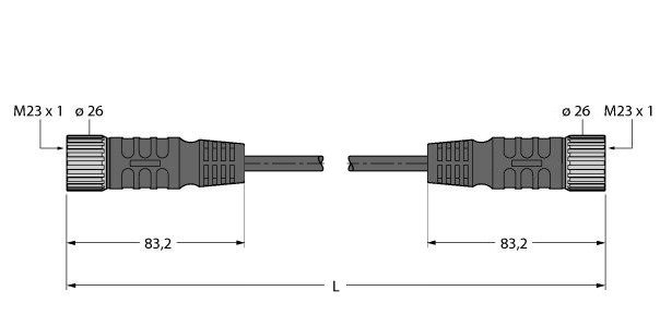 执行器和传感器电缆，TPE CSM CKM 19-19-3/S101图片