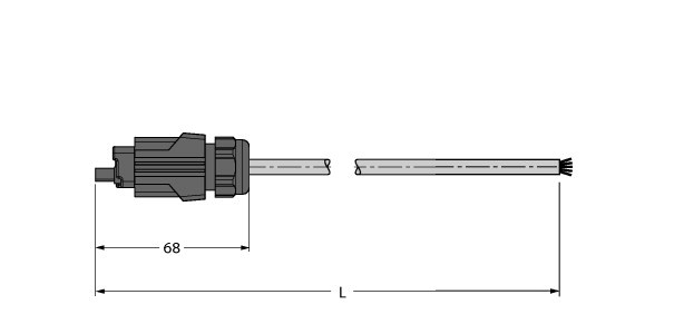 电源线，PUR AIDA-GP-52-10M图片